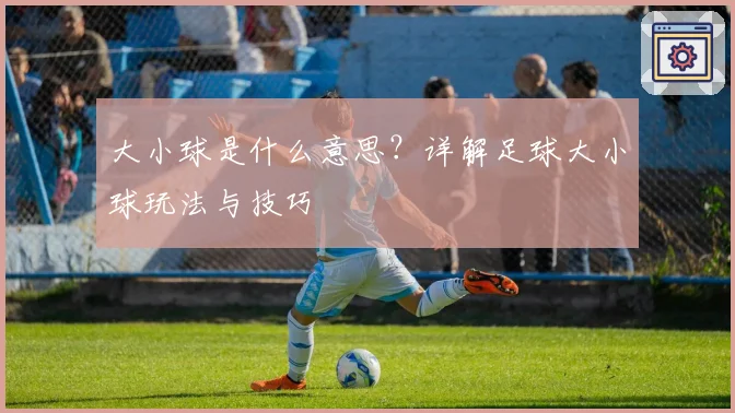 大小球是什么意思？详解足球大小球玩法与技巧